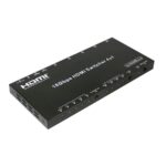 Automatyczny przełącznik HDMI 2.0a 4x1 18G UltraHD do 4Kx2K/60Hz (4:4:4), 3D/60Hz 18Gb/s. Formaty audio PCM 2CH i inne, Dolby Digital, DolbyTrueHD. Wyjścia audio: analog stereo i SPDIF optyczne. RS-232 i pilot IR.