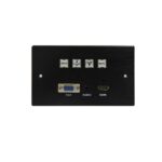 Ścienny automatyczny switch wieloformatowy VGA+audio, HDMI audio analog (deemebedder) HDCP, RS323, LAN, panel, POE. Max 4K*2K@30Hz.