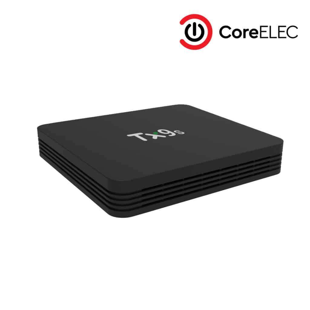 CoreElec TX9S to odtwarzacz plików 4K UHD Wspiera Ultra HD 4K 60Hz szybki interfejs KODI 18 Tanix TX9S