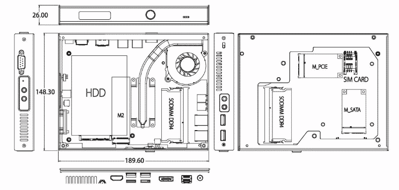 Giada_D67 pcb modules layout