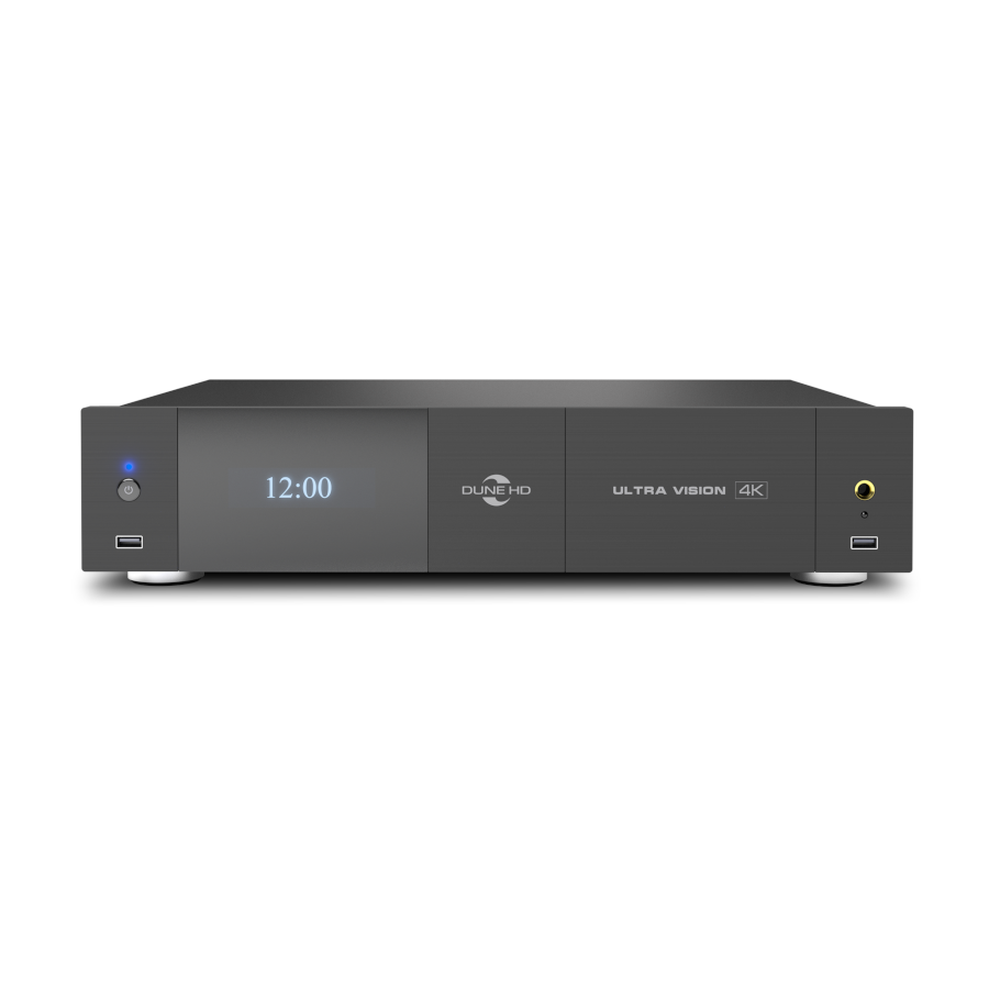 Dune HD Ultra Vision 4K Odtwarzacz sieciowy HDR10+ Dolby Vision 4K UHD DAC Wzmacniacz słuchawkowy