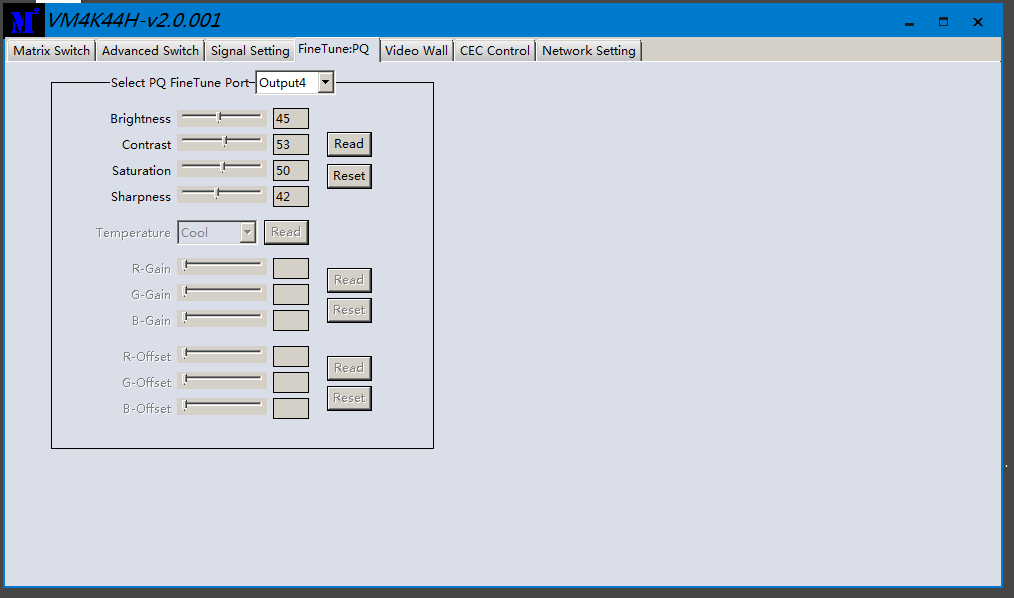Seamless HDMI 4x4 matrix VideoWall 18Gbps 4K60