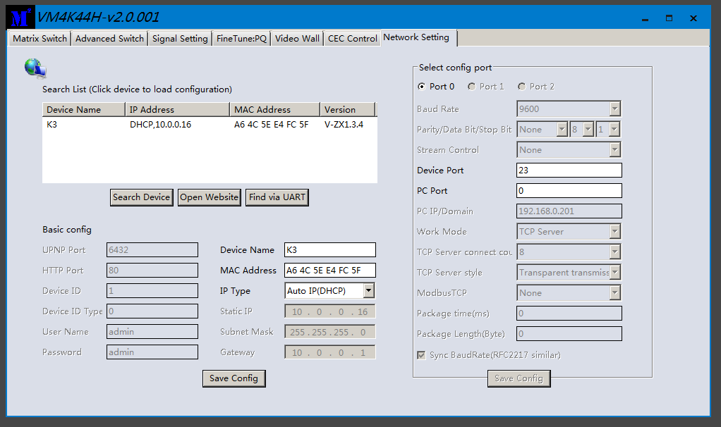 Seamless HDMI 4x4 matrix VideoWall 18Gbps 4K60