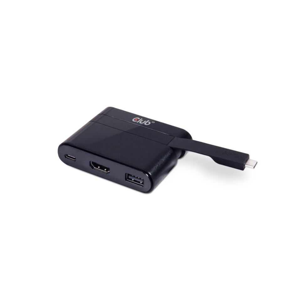 CSV-1534 Mini Stacja Dokująca USB-C na HDMI 2.0, USB 2.0, USB-C PD