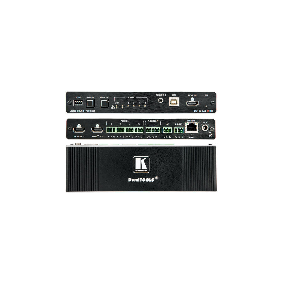 Kramer DSP-62-AEC Matryca audio 6x2 HDMI DSP AEC