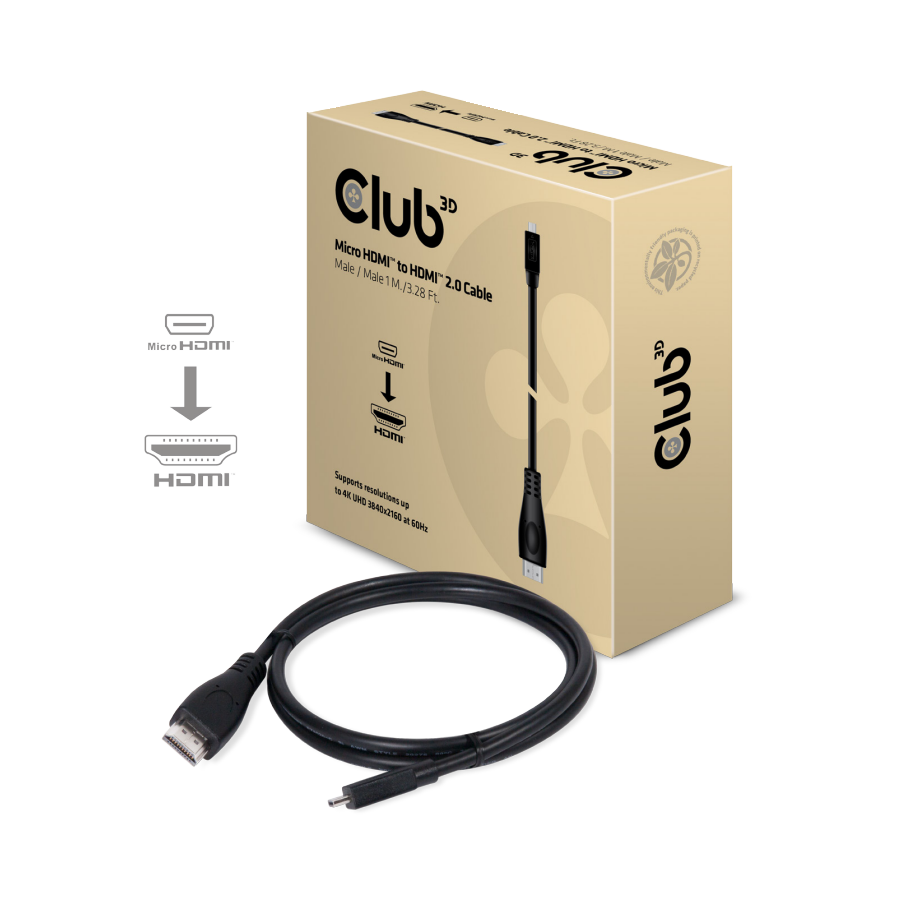 Club 3D Câble HDMI 2.0 - HDMI