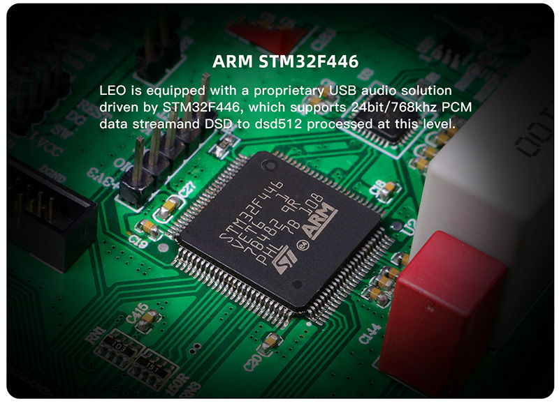 ARM STM32F446 Musician Audio LEO