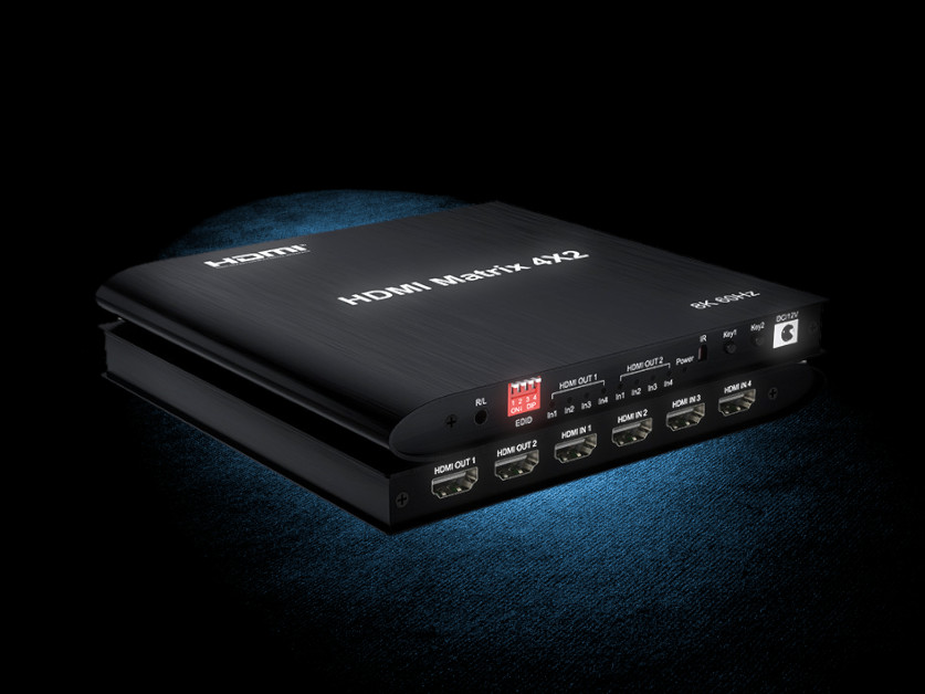 SFX HDMX02 Przełącznik matrycowy Matryca HDMI 2.1 4×2 8K 60Hz