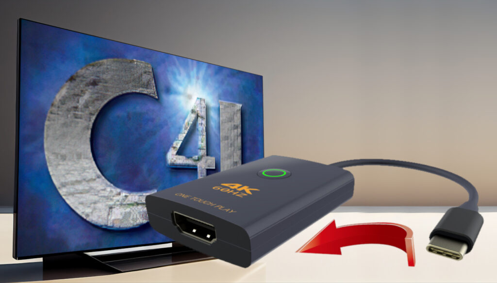 HDC-UCH1 Konwerter USB-C do HDMI 4K 60Hz
