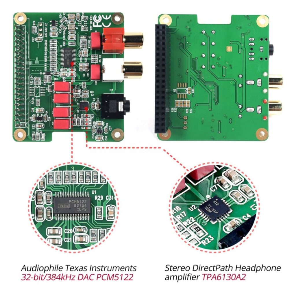 HiFi DAC HAT PCM5122 HiFi DAC Audio