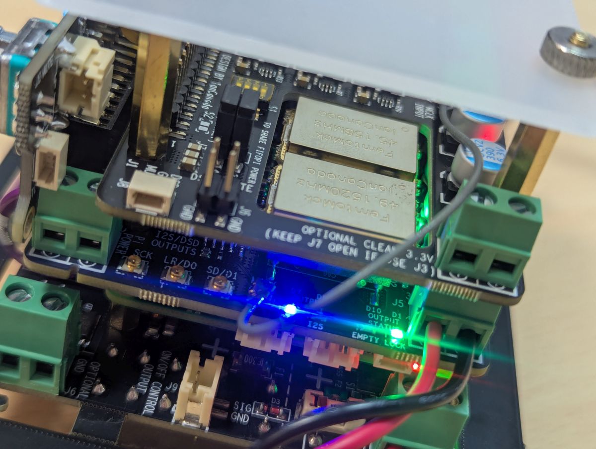 Streamer DIY - Transport I2S IAN CANADA HDMIPi Pro + Raspberry Pi + FifoPi Q7 II + MonitorPi Pro + PurePi II - obrazek 7