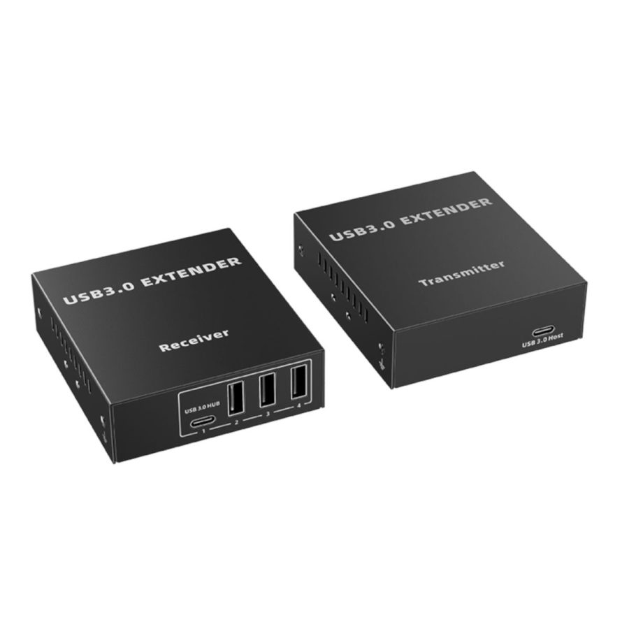 LKV300USB Extender przedłużacz 4-portowy USB 3.0 Super Speed na skrętkę do 100m - obrazek 3