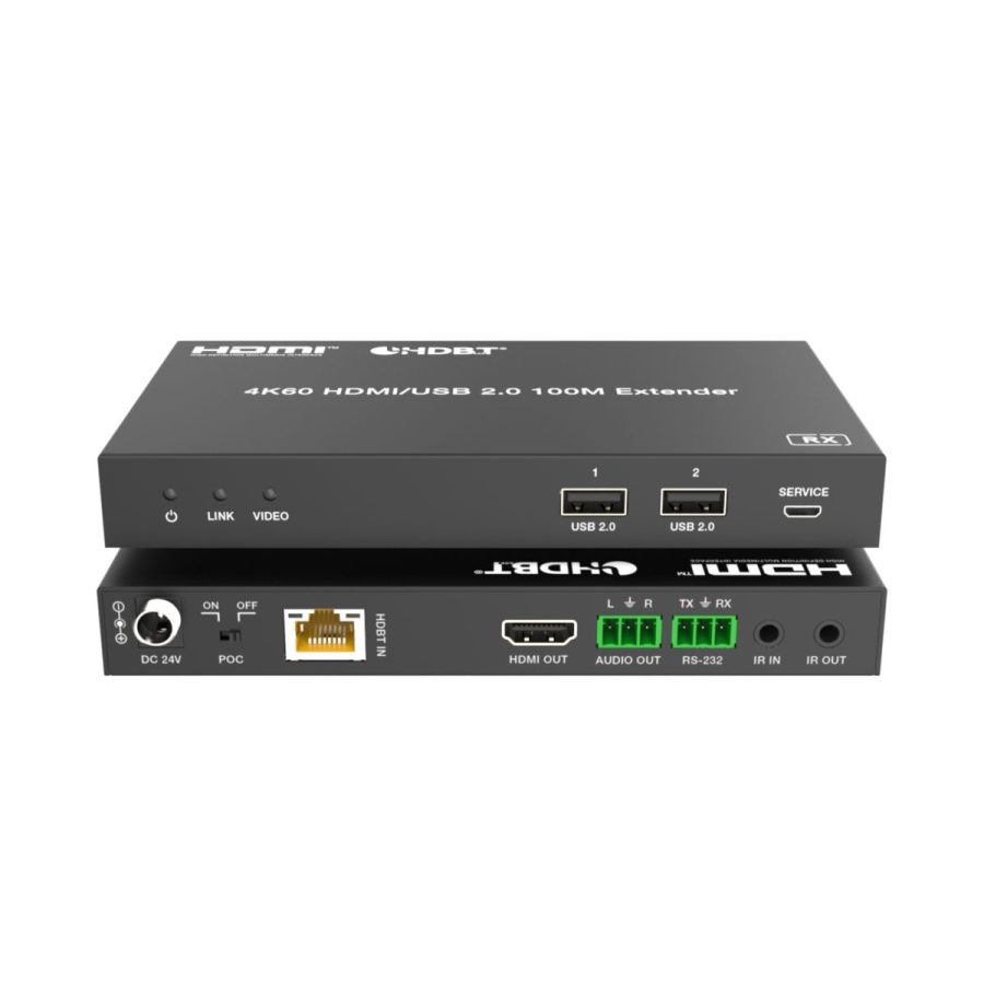 HDP-EHB100CN Extender HDMI HDBaseT 2.0 CAT5e/6 do 150m - obrazek 3