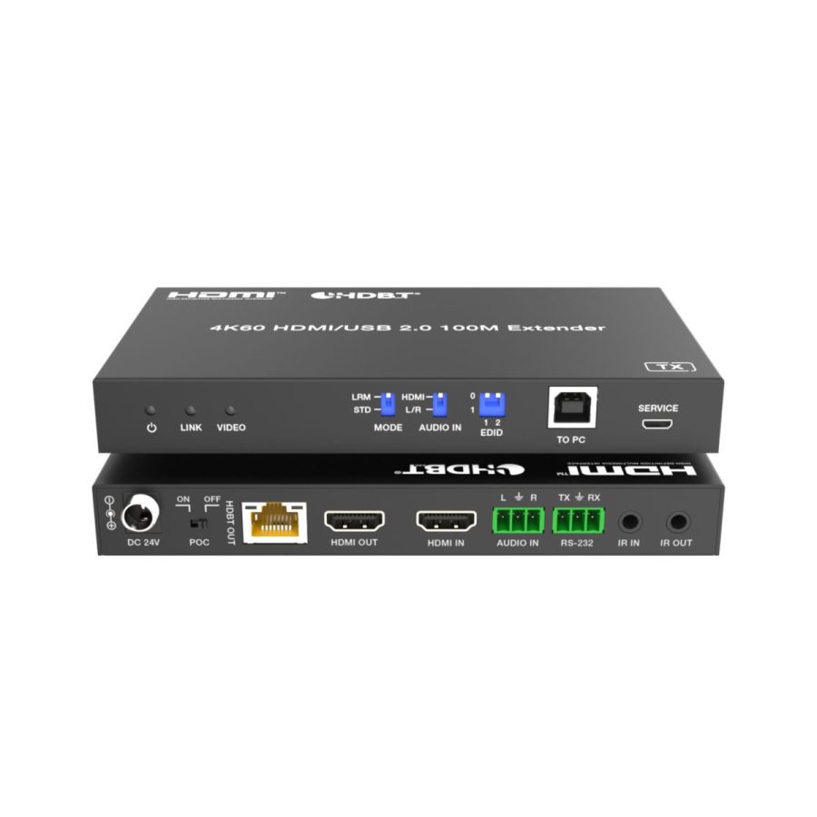 HDP-EHB100CN Extender HDBaseT 2.0 HDMI USB CAT6 do 150m - obrazek 5