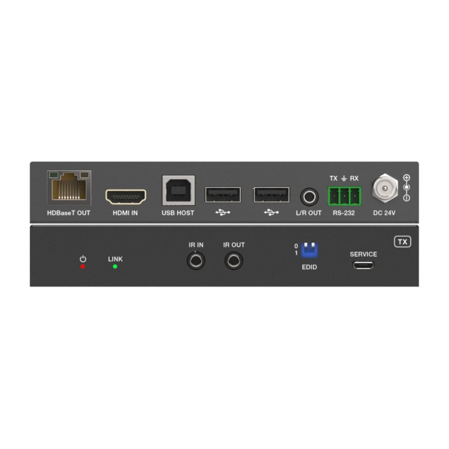 HDC-EHB70U3K Extender HDBaseT 3.0 4K60 (70 m/USB) - obrazek 2