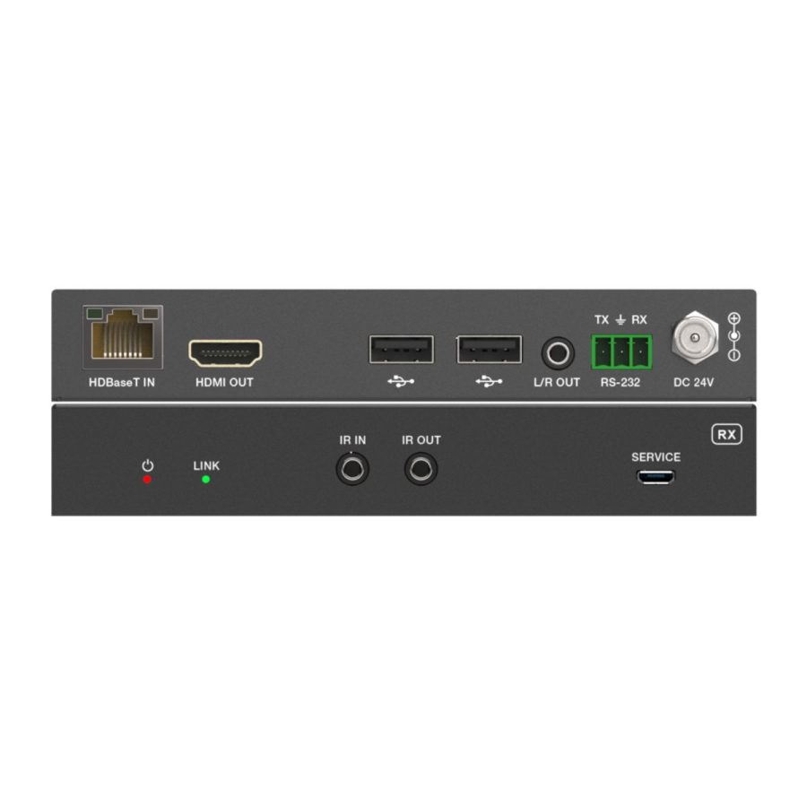 HDC-EHB70U3K Extender HDBaseT 3.0 4K60 (70 m/USB) - obrazek 3