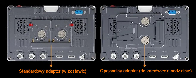Feelworld S7 - battery adapter