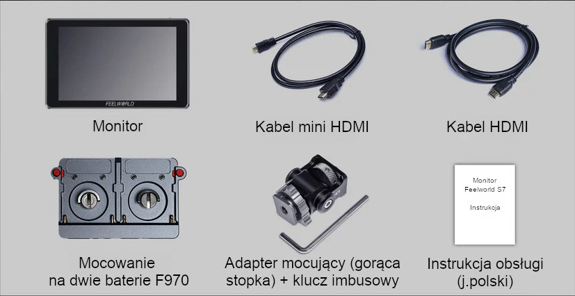 Feelworld S7 - content