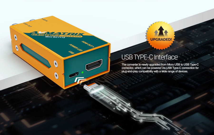 Mini SC1112 - USB-C power input 