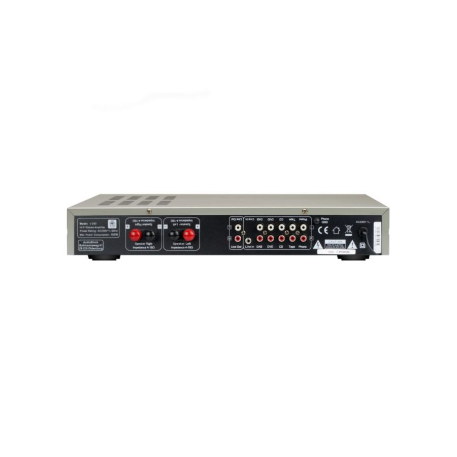 AudioBlock V-250 Zintegrowany wzmacniacz blokowy 2x40W - obrazek 2
