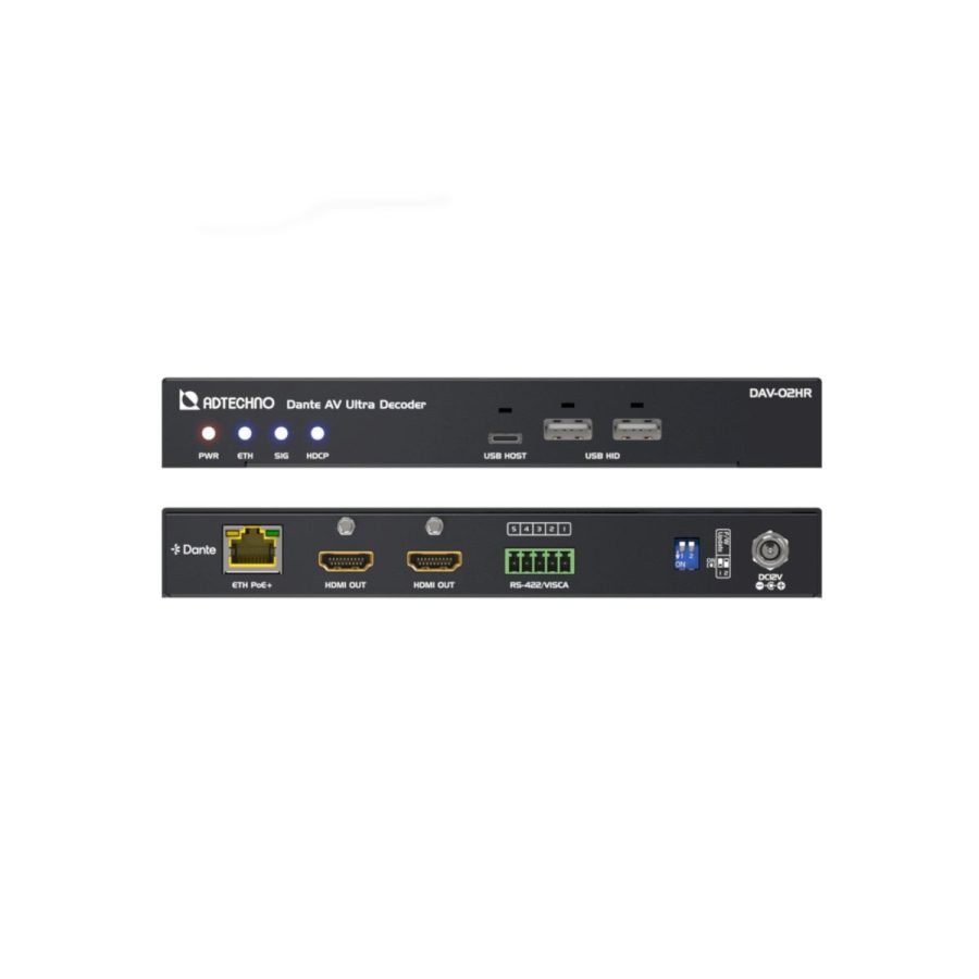 Dante Ultra DAV-02 USB-C & HDMI - Dante AV Ultra Colibri - obrazek 2