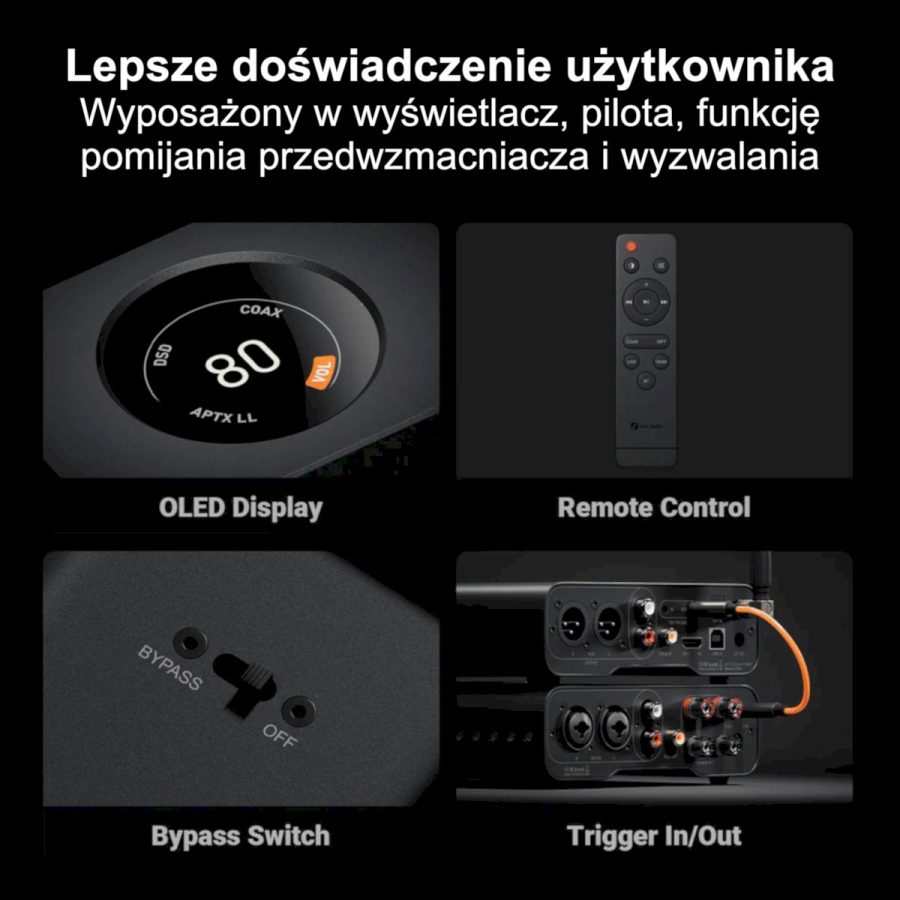 Fosi Audio ZD3 audiofilski symetryczny DAC HIFI - obrazek 3