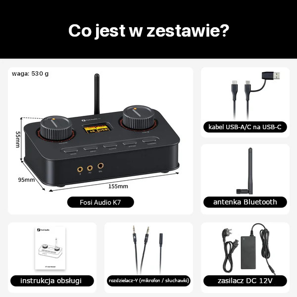 Fosi K7 - package content