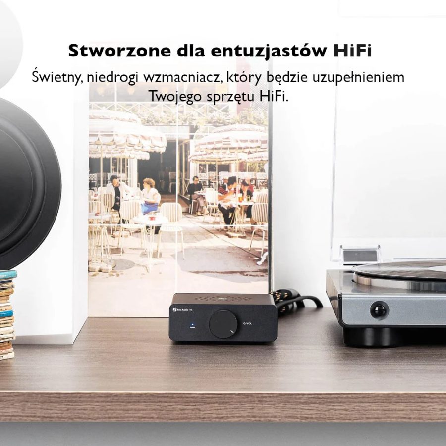 Fosi Audio V3 Mini Stereo Amplifier - home style