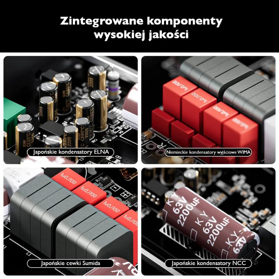 Fosi Audio V3 Mini Stereo Wzmacniacz audio 2x 300W - obrazek 3