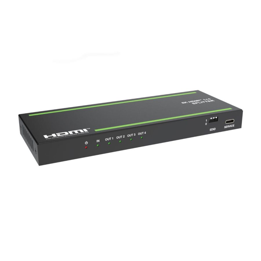 HDC-SPC14A2 Rozdzielacz 1×4 8K HDMI z audio