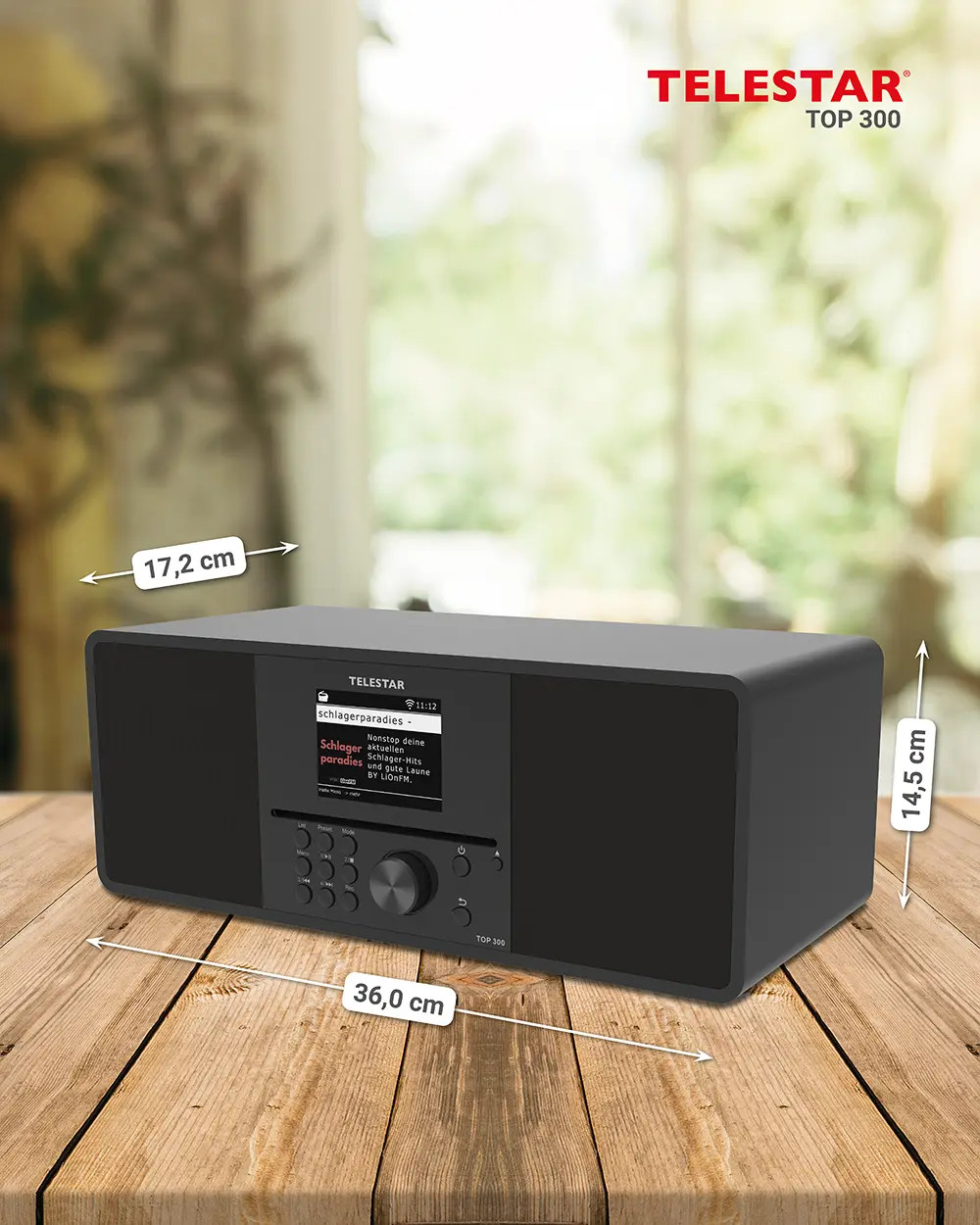 Telestar TOP 300 - dimensions