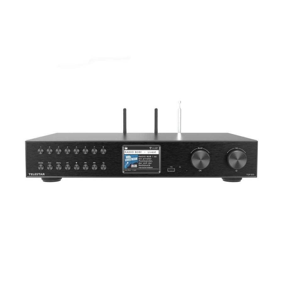 TELESTAR TOP 500 Radio internetowe DAB+ FM BT Nagrywanie na USB