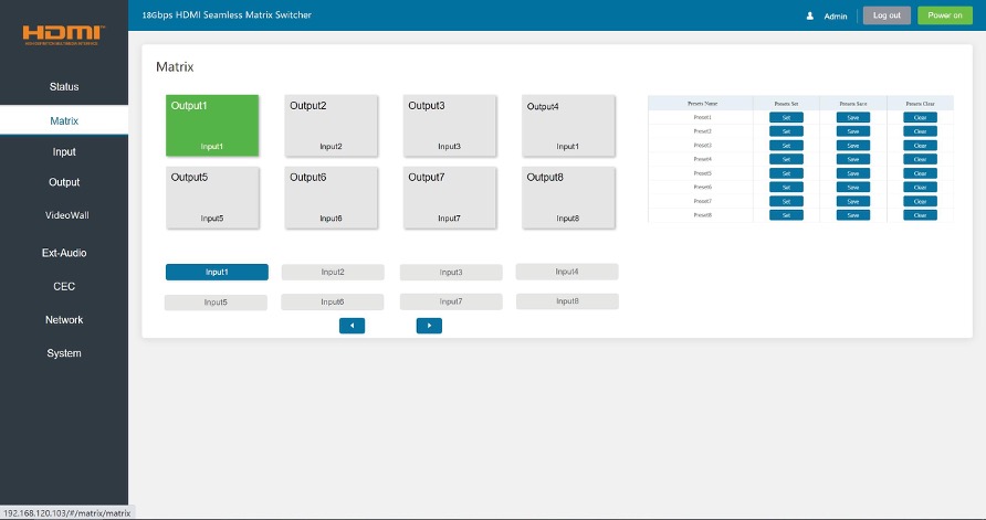 HDP-MXB88VW WebGUI 02