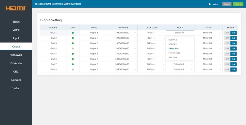 HDP-MXB88VW WebGUI 04