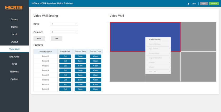 HDP-MXB88VW WebGUI 05