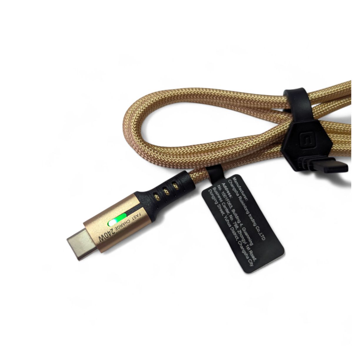 TZLRXL Kabel USB-C 1m 40Gb/s 8K 60Hz Thunderbolt 3/4 Przesyłanie Danych Szybkie Ładowanie 240W - obrazek 4