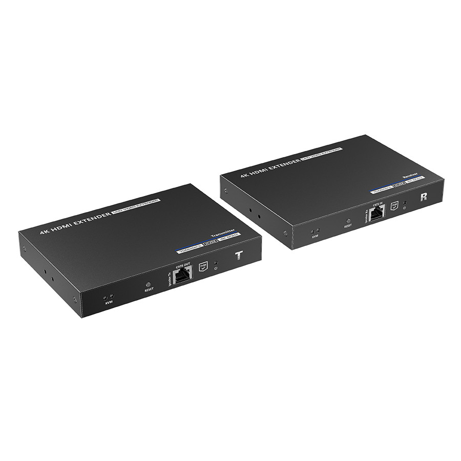 LKV676KVM-TI Extender HDMI KVM 70m po CAT6/6A/7 4K 60Hz wyjście audio SPDIF