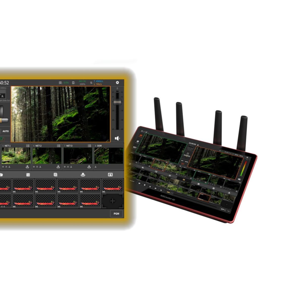 NSCaster-X2 – profesjonalny mikser/produkcja na żywo 4K z 5G i ekranem dotykowym - obrazek 5