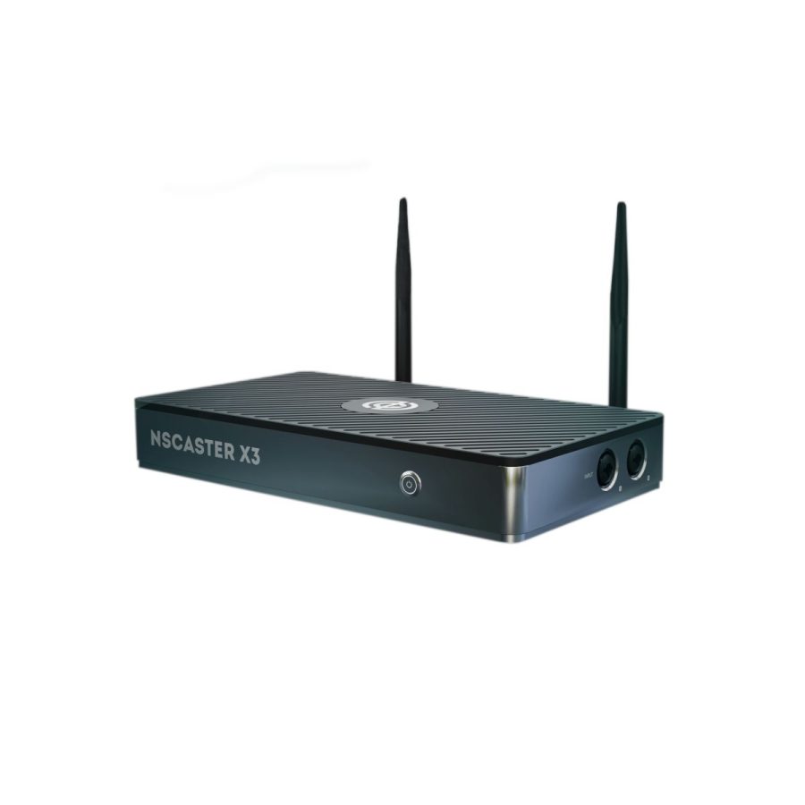 NSCaster‑X3 BOX Kompaktowy 12‑kanałowy system produkcji live Full HD