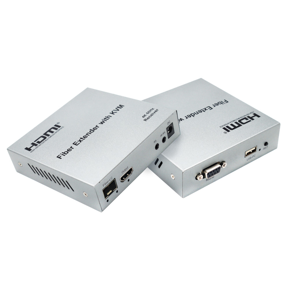 SFX HDES19 Extender optyczny HDMI KVM 4K 60Hz LC 20km