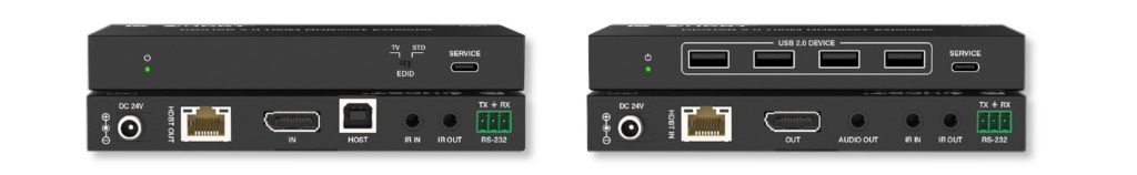 HDC-EHB100DU2 Extender DisplayPort HDBaseT 2.0 4K60 100m USB 2.0 | HDCVT