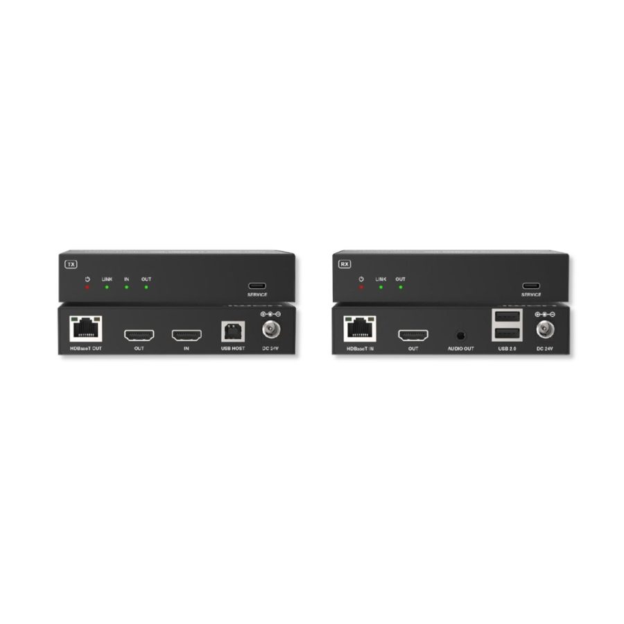 HDC-EHB100U – Extender HDMI HDBaseT 4K60 100m z USB 2.0