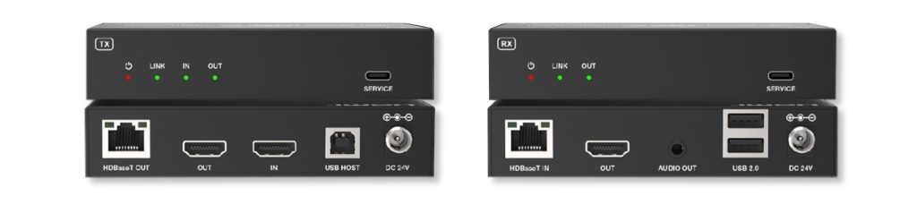 HDC-EHB100U – Extender HDMI HDBaseT 4K60 100m z USB 2.0