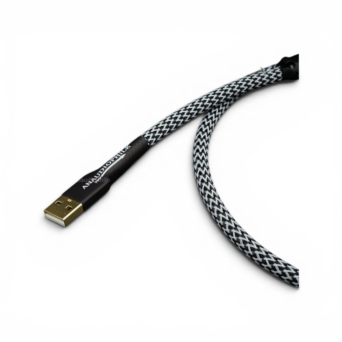 Kabel USB HiFi Anaudiophile A-C | OFC 4N, ekran miedziany 94%, DAC / Karta dźwiękowa (0,5-1m) - obrazek 2