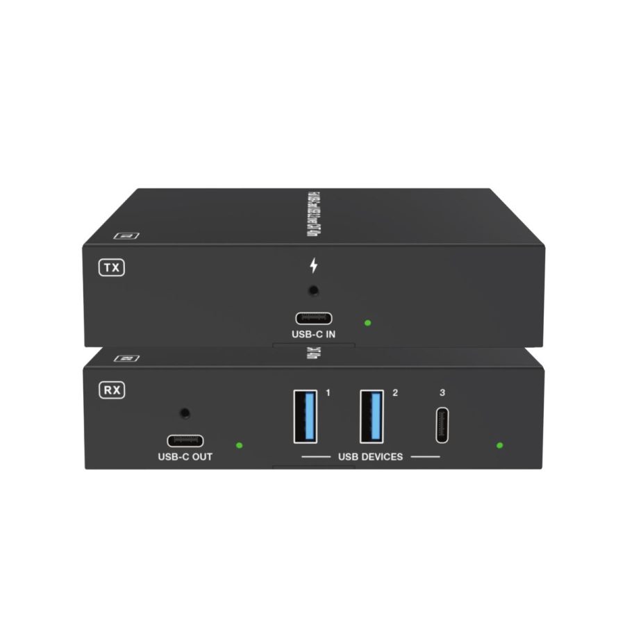 HDCVT HDP-EUB40C Extender USB-C i USB 3.2 5K/4K przez CAT6a, 40m (TX+RX)