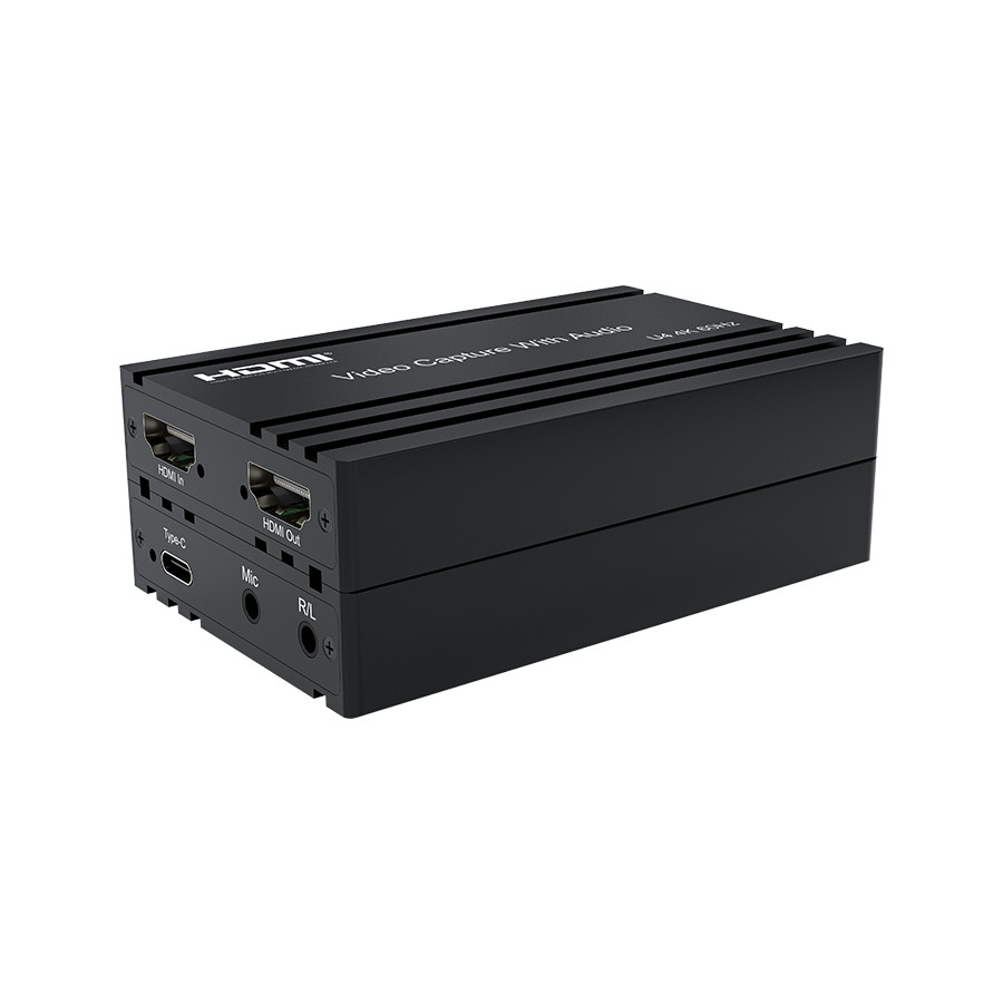 SFX HDVC15 Grabber HDMI na USB-C 3.0 4K 60Hz z wyjściem audio i HDMI loop - obrazek 2