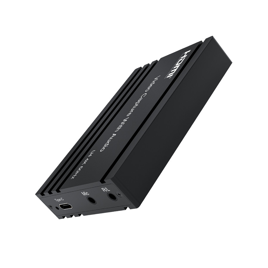 SFX HDVC15 Grabber HDMI na USB-C 3.0 4K 60Hz z wyjściem audio i HDMI loop - obrazek 3